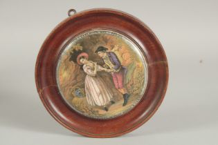 A FRAMED POT LID "NO! BY HEAVEN I EXCLAIM'D MAY I PERISH IF EVERY PLANT IN THAT BOSOM A THORN"