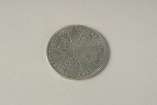 AN 1889 VICTORIAN DOUBLE FLORIN.