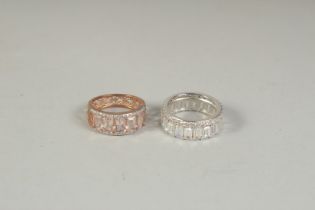 AN ELIZABETH TAYLOR RING AND ANOTHER (2).