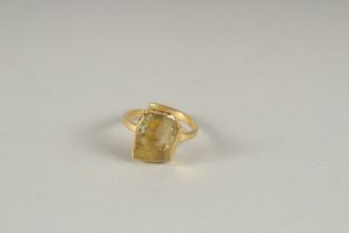 A SEFA HUYAK MODERNIST RING.