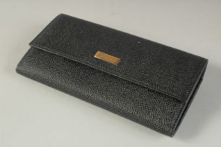 A NEW CHOPPARD BLACK PURSE. 7.5ins long.