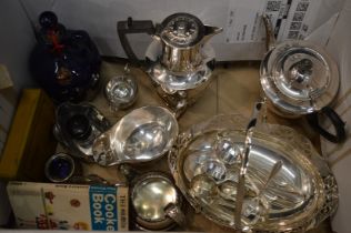 A quantity of plated items etc.