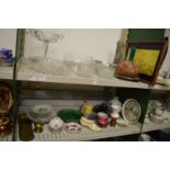 A quantity of decorative and household china, glassware etc.