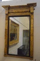 A Regency gilt wood pier mirror.