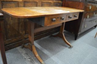 Regency rosewood sofa table.