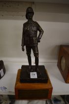 A model of a soldier.