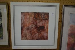 Anne Kingham, abstract study, watercolour, signed.