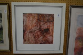 Anne Kingham, abstract study, watercolour, signed.