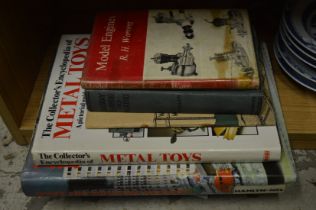 A small group of books relating to toys and model engineering.