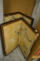 Chinese folding screen, faults.