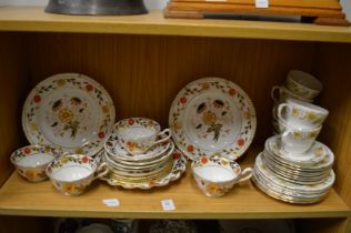 A quantity of Crown Derby and Duchess tea ware.