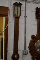 A 19th century stick barometer.