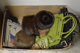 Fur hats, handbags etc.