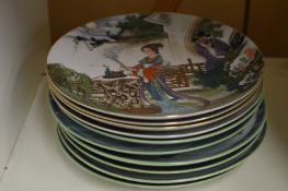 A group of Chinese plates.