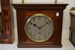 A large mahogany cased mantel clock.