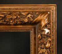 A 19th Century Continental frame with foliate border, rebate size, 15.25" x 11.5" (39 x 29cm).
