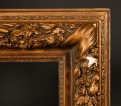A 19th Century Continental frame with foliate border, rebate size, 15.25" x 11.5" (39 x 29cm).