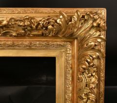 A 19th Century French Barbizon style frame, rebate size 28.75" x 20" (73 x 51cm).