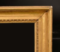 A good quality 19th Century gilt frame with inset glass, rebate size 30" x 25" (76 x 63.5cm).