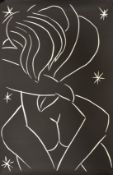 After Matisse, 'Emportes jusqu'aux Constellations', silk screen on arched paper, 39.5" x 27.5" (