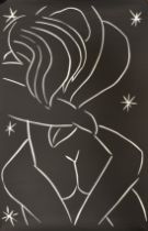 After Matisse, 'Emportes jusqu'aux Constellations', silk screen on arched paper, 39.5" x 27.5" (