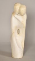 Sally Hersh (1936-2010), standing figures, circa 1978, plaster, 15.25" (39cm) overall.