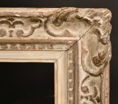 A French 20th Century carved frame, rebate size 16" x 13" (41 x 33cm).