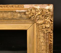 A 19th Century English gilt composition frame, rebate size 30" x 24" (76 x 61cm).