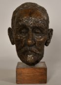 Sally Hersh (1936-2010), Charlie Pilkington, Circa 1974, bronze resin, 13" (33cm) high overall.