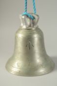 A WWII STATION BELL. 10.5ins diameter.