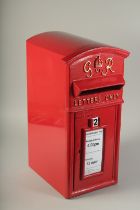 A REPLICA G.R. CAST IRON RED POST BOX.