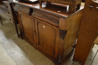 Victorian mahogany chiffonier (faults).