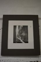 David Pisani, A Continental street scene, photographic print together with another similar, a pair.