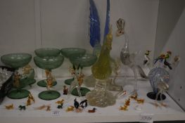 Merano glass birds and other similar items.