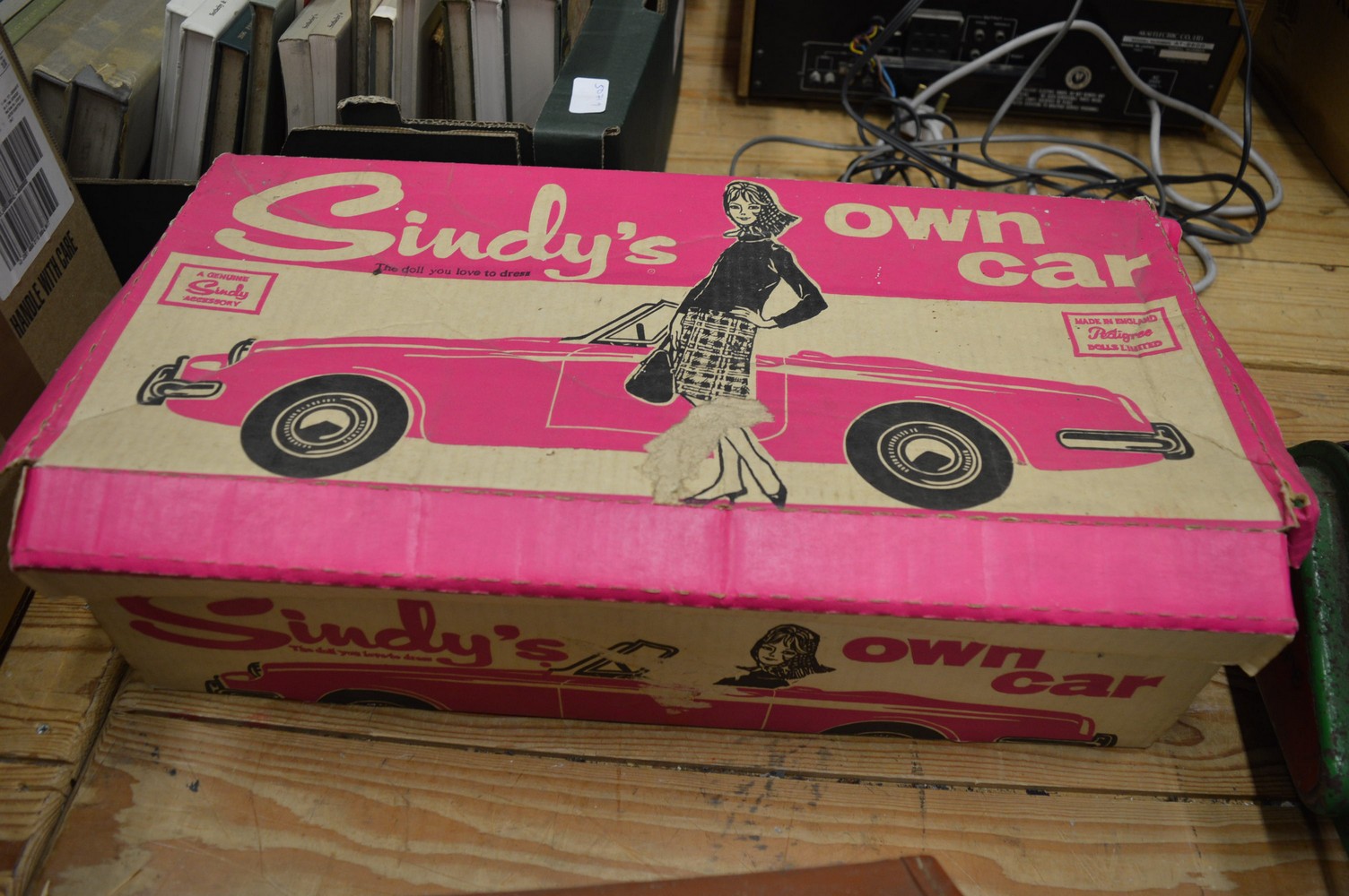 Sindys Own Car, boxed, together with a small suitcase containing dolls etc. - Image 2 of 3