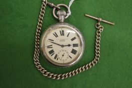 B Williamson Ltd, a military pocket watch with broad arrow mark no. 19098F.
