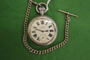 B Williamson Ltd, a military pocket watch with broad arrow mark no. 19098F.