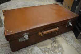 An old suitcase.