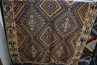 A Kilim carpet, 216cm x 158cm.