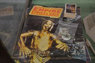 Star Wars, The Empire Strikes Back magazines, quantity and collectors stickers.