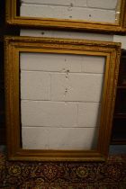 A 19th century gilt composition frame, rebate size 71cm x 64cm.