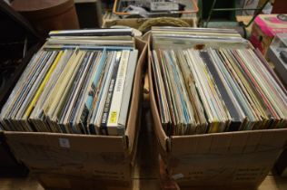 A quantity of classical and other LP records.