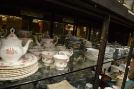 A quantity of Royal Albert Lavender Rose tea and dinner ware together with Royal Doulton Woodland