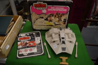 Star Wars, The Empire Strikes Back, a Palitoy Rebel Armoured Snowspeeder, with original sheet of