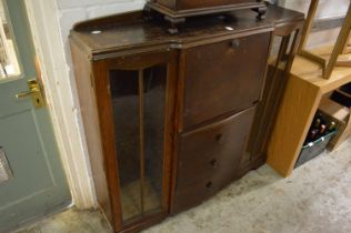 A bureau bookcase.