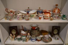 A quantity of Oriental porcelain and collectables.