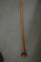 A Zulu knobkerrie.