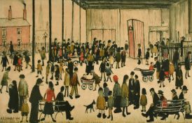 L. S. Lowry, 'Punch and Judy', lithograph, School Print Series, 17" x 26.5" (43 x 67.5cm),