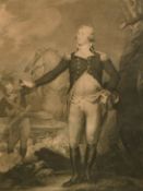 Thomas Cheesman after John Trumbull, 'General George Washington at Trenton', stipple engraving,