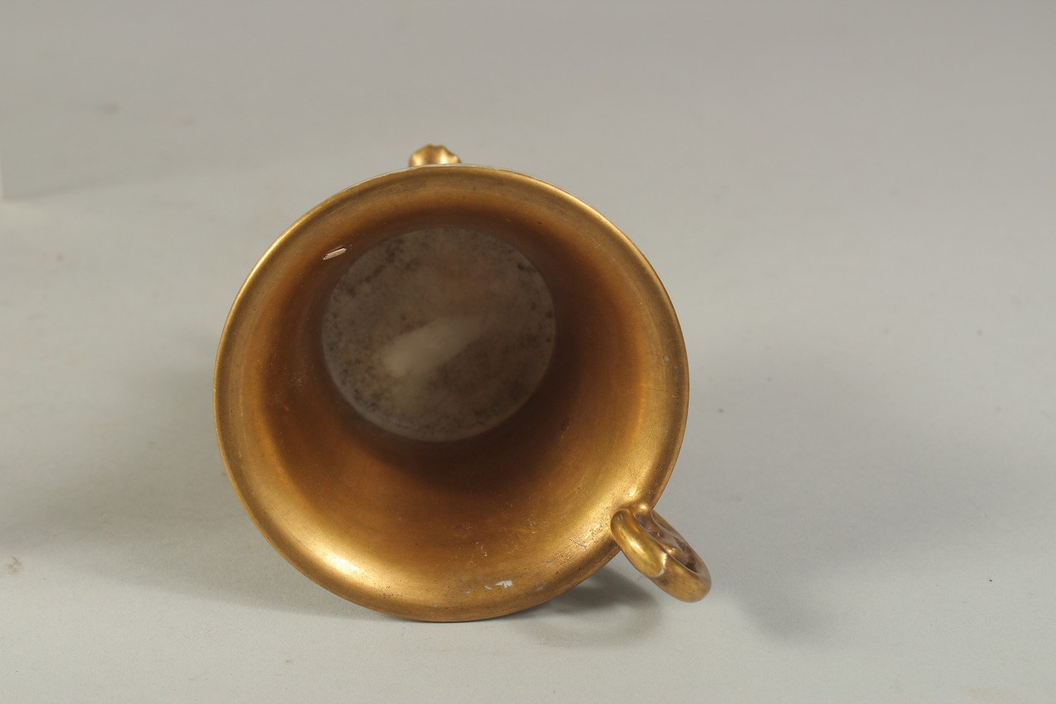 A FRENCH DARTE CABINET COFFEE CUP AND SAUCER, painted with children and animals, printed DARTE - Image 3 of 7